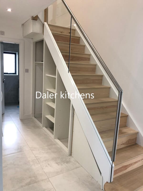 Staircase Wardrobe Design Cost London | Daler Kitchens