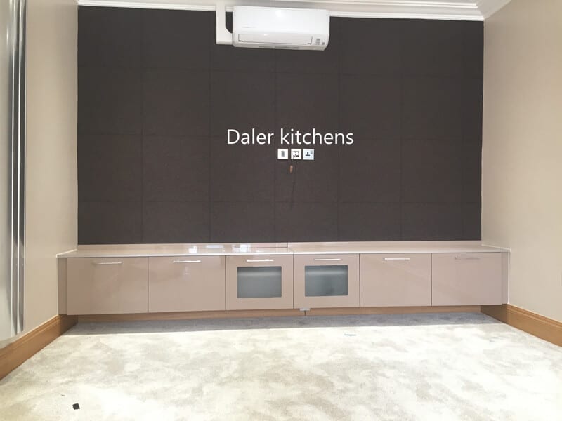 Bespoke Fitted TV Cabinet Installer Cost London | Daler Kitchens