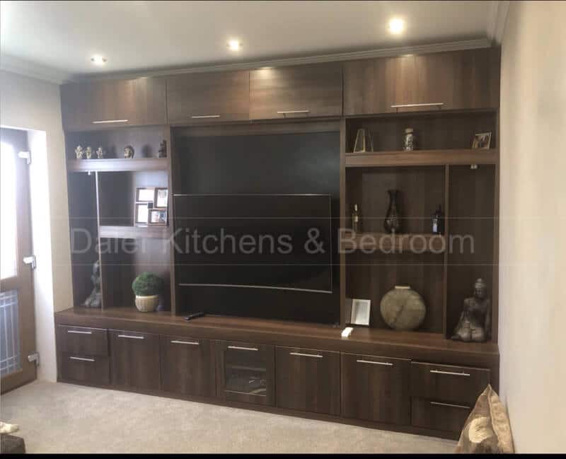 Fitted TV Cabinet Installation Cost London | Daler Kitchens